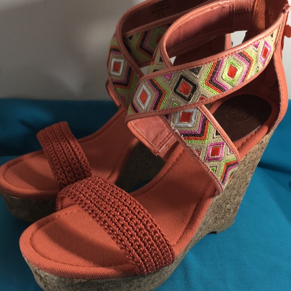 THE SAK WEDGES SIZE 7.5 - Picture 3 of 8